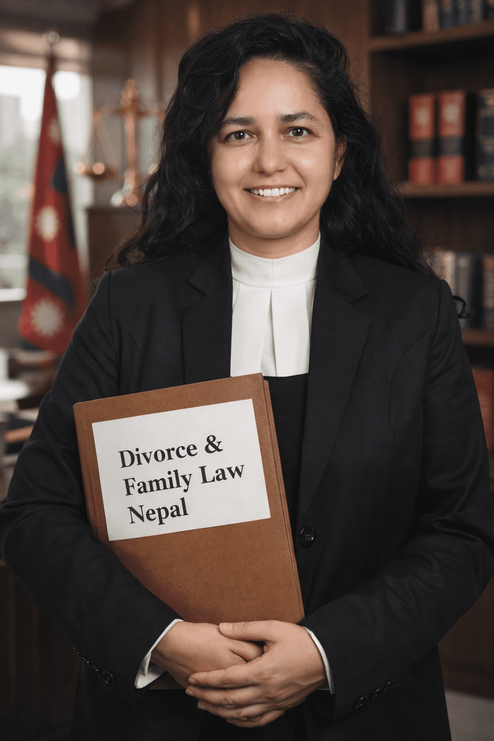 Advocate Alpana Bhandari, founder of Divorce Lawyer Nepal, representing clients in divorce and family law cases.